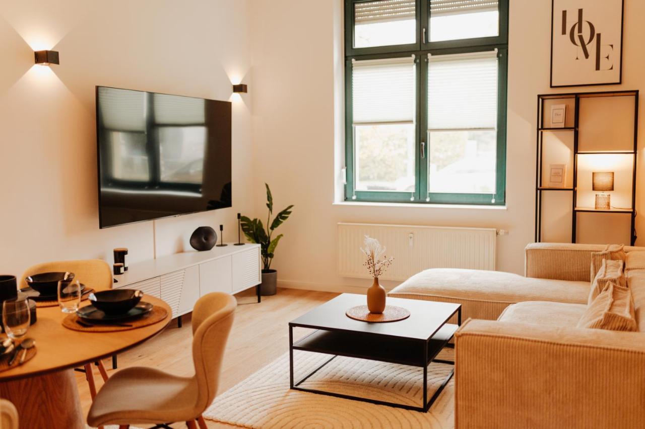 Design Apartment Stadtfeld-Ost Mit Netflix & 2 Schlafzimmern Magdeburk Exteriér fotografie